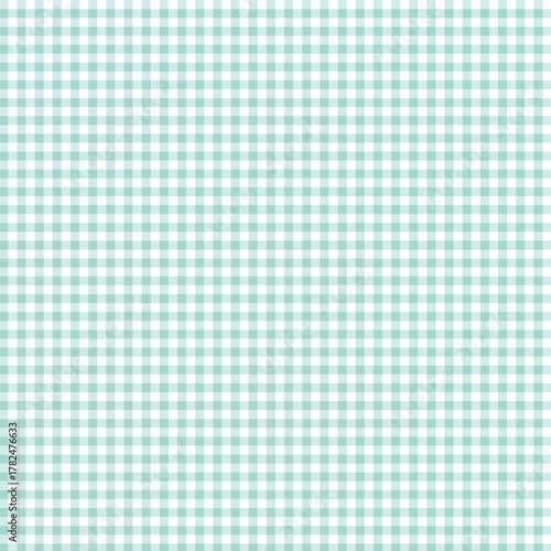 Seamless Checkered Pattern Blue White Background