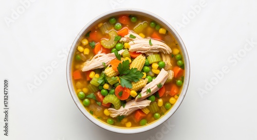 Ramen bowl: egg, pork belly, nori seaweed in Ja