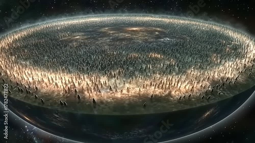 Extraterrestrial urbanization showcases humanity's potential for expansion into cosmos, envisioning an entirely new realm of civilization