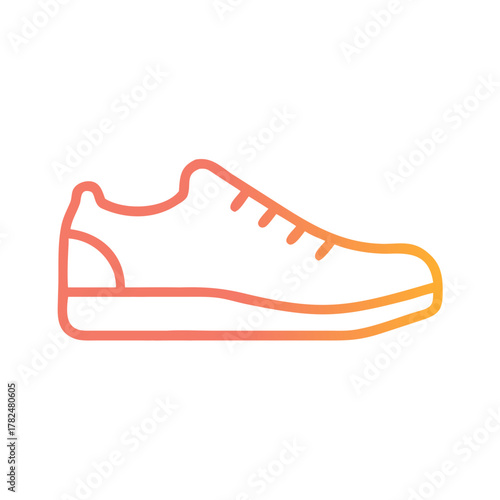 Sneaker icon for web and graphic design