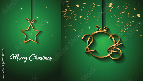 2026 Merry Christmas background for your seasonal invitations, festival posters, greetings cards. 