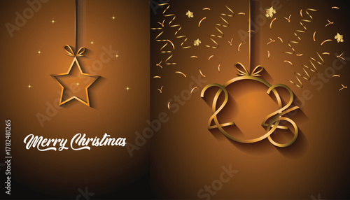 2026 Merry Christmas background for your seasonal invitations, festival posters, greetings cards. 
