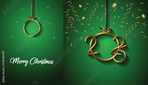 2026 Merry Christmas background for your seasonal invitations, festival posters, greetings cards. 