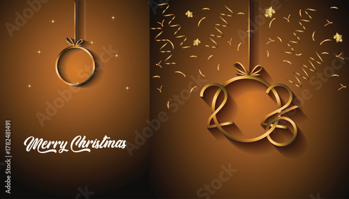 2026 Merry Christmas background for your seasonal invitations, festival posters, greetings cards. 
