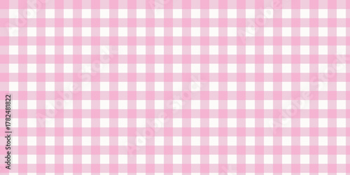 Pale blush pink gingham