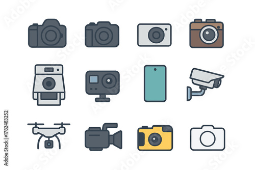 Camera Icons Set