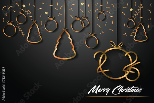 2026 Merry Christmas background for your seasonal invitations, festival posters, greetings cards.