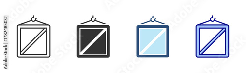 Box Icon Set. Designed In Multi Style