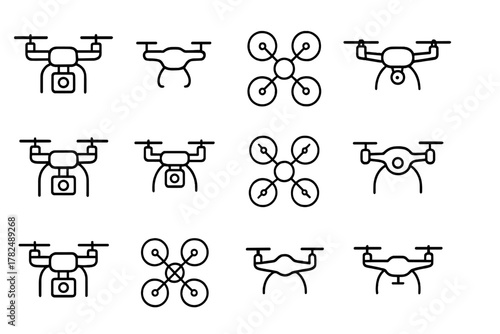 Drone Icons Set