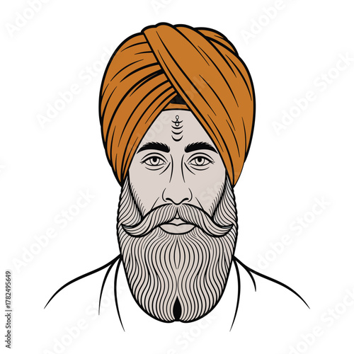 Celebrating the life and legacy of Guru Gobind Singh Ji a symbol of bravery devotion and divine wisdom that guides millions