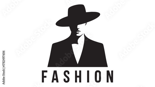 Fashion icon in stylish wide hat