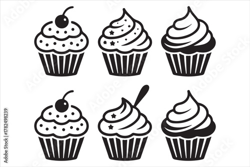 Ice Cream Dreams  Sweet Silhouette Vector Design Bundle