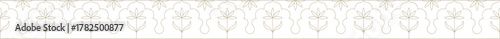 Indian Floral Motif Decorative Border	