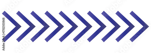 Abstract blue road moving dynamic symbols. Road lines arrow zigzag chevron speeds flat style.