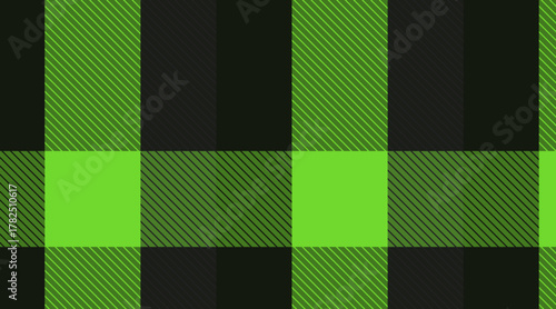 Seamless plaid pattern for winter textiles