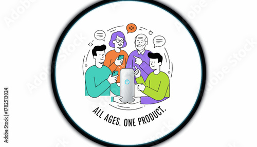 Technology for All Ages: Multi-Generational Group Using an Accessible Smart Device