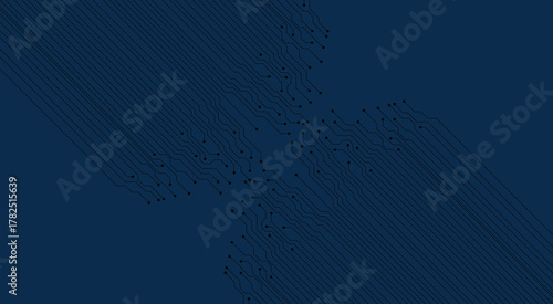 Vector illustration High-tech circuit board digital technology eps background