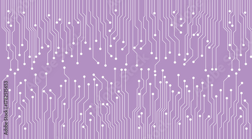 Circuit board. Tech template for web and presentations. Digital vector illustration
