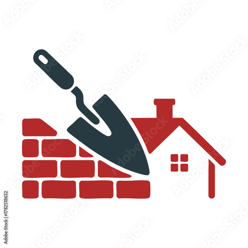 Home construction and repair icon