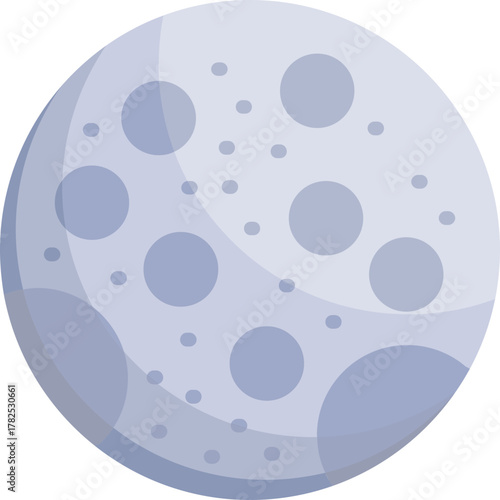 Glowing Full Moon in Night Sky with Clouds and Stars
