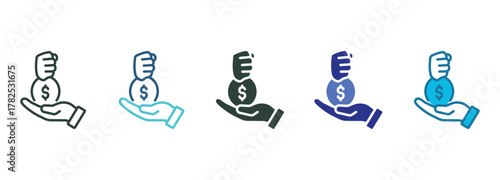 Payment Icon Set Multiple Style Of