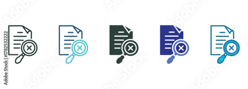 Failed Icon Set Multiple Style Of