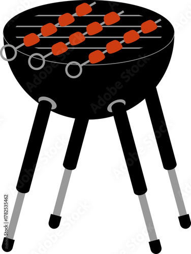 BBQ Party Illustration