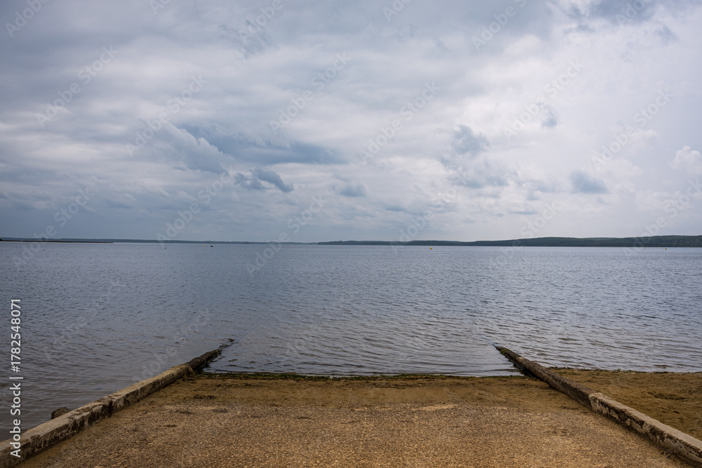 Obraz premium Étang de Biscarrosse et de Parentis en France