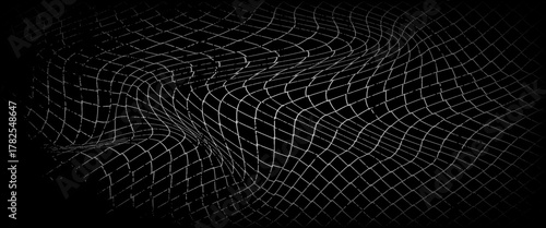 Wire mesh fence isolated on white background vector eps10.