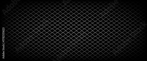 Wire mesh fence isolated on white background