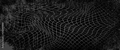 Wire mesh fence isolated on white background vector eps10.