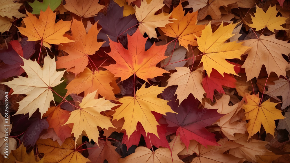 Fototapeta premium colorful autumn leaves