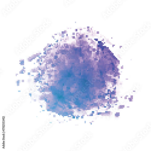 Abstract watercolor background with colorful paint splashes and artistic texture