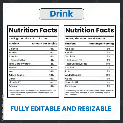 Drink Vector Illustration Beverage Glass Isolated Icon