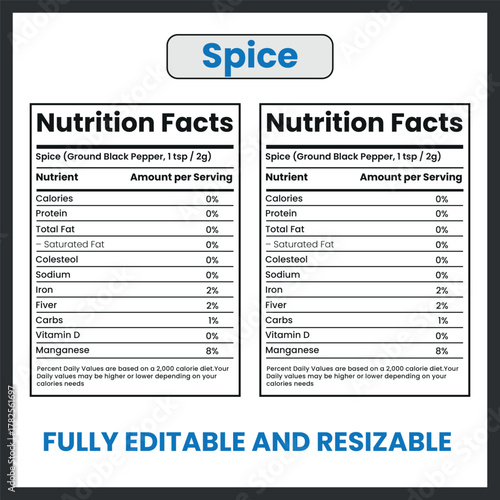 Spice Vector Illustration Culinary Seasoning Herb Icon