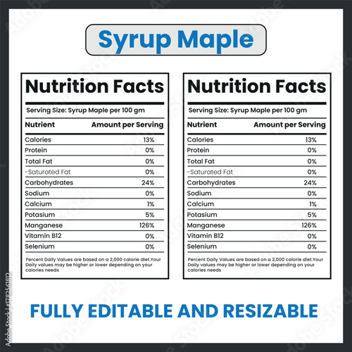 Syrup Maple Vector Illustration Sweet Breakfast Icon