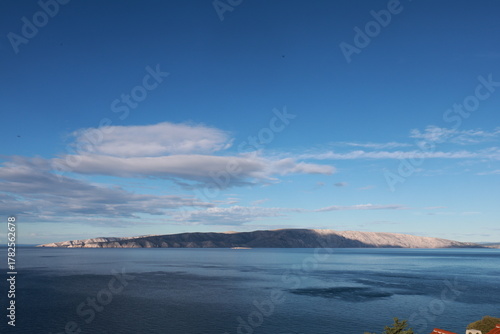 Ciel au dessus de l'ile de Hvar en Croatie 
