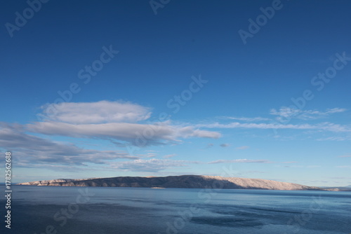 Ciel au dessus de l'ile de Hvar en Croatie 