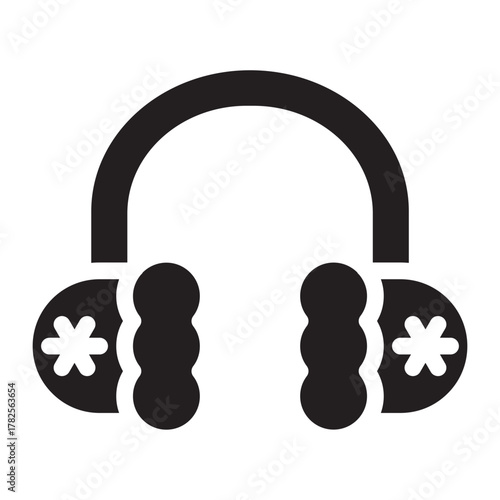 Earmuff  Solid Icon