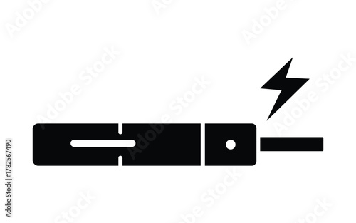 E cigarette vector electronic cigarette rechargeable vapor device vape