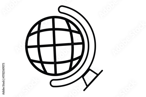 Modern web design elements featuring geometric shapes and bold typography for digital interfaces and branding applications