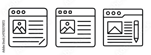 Website wireframe template design layout for mobile app development ux ui design and prototyping tool