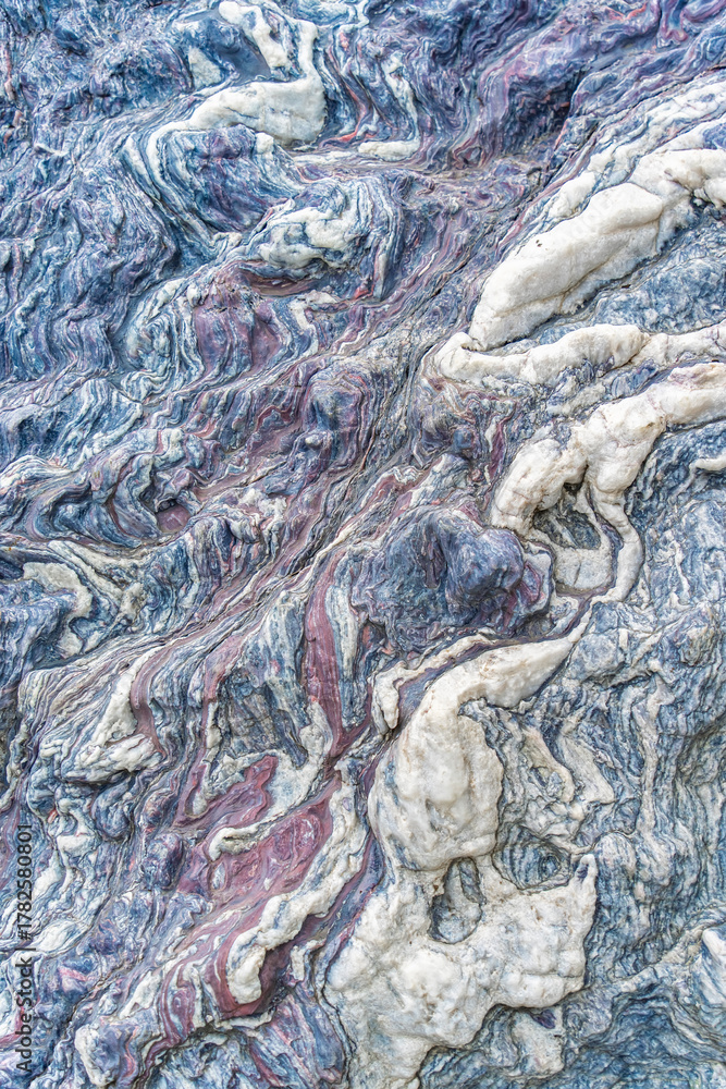 Naklejka premium Strong structure durable nature of rock for abstract background