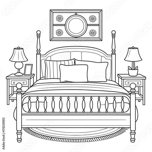 bedroom with bed