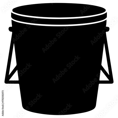 Silhouette of a conga drum, a percussion instrument