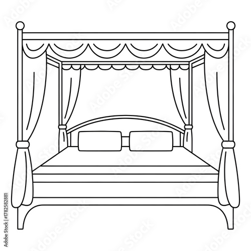 bedroom with bed