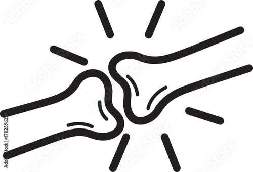 Bone joint pain illustration ache discomfort