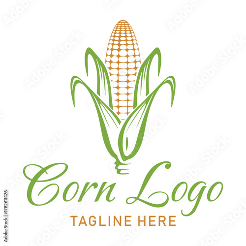 Corn vector. For the Lagos agricultural market of corn products