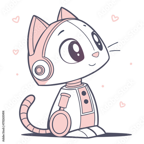 Playful Robot Cat