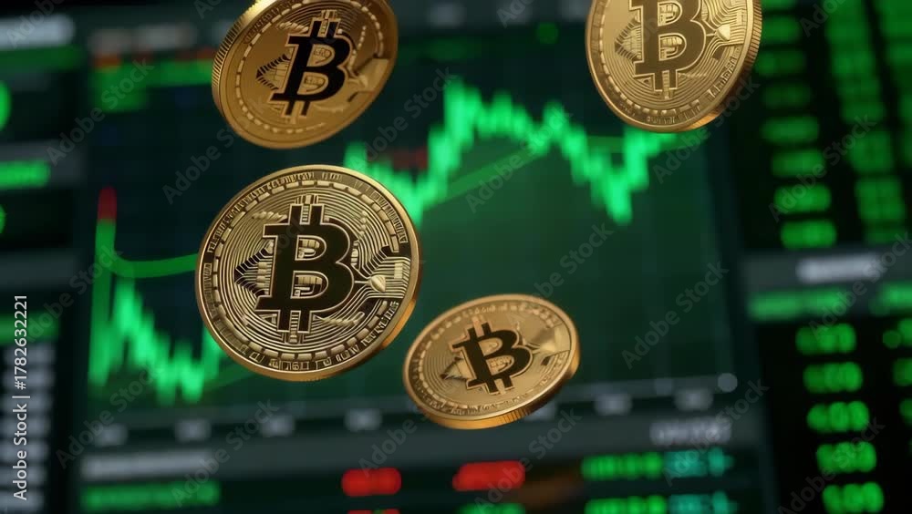 Bitcoin BTC Price Stock Market Graph Risk Cripto Currency